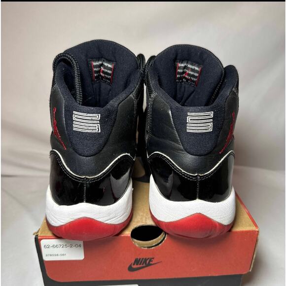 Size 7 - Nike Air Jordan 11 Retro GS Bred 2019 Men's Shoes - Picture 5 of 10